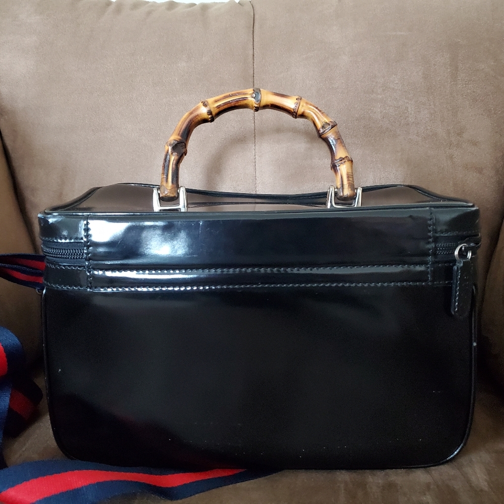 Gucci Bamboo Handle Train Case Handbag - Picture 4 of 8